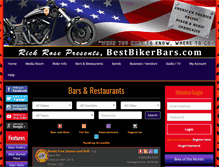 Tablet Screenshot of bestbikerbars.com